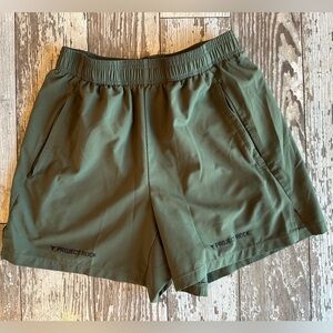Under Armour Project Rock Green Athletic Shorts